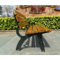 wooden plastic composite waterproof high quality metal garden chair